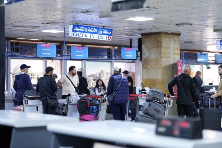 Passenger traffic at Aleppo airport jumps 62.8% in May amid broader aviation growth