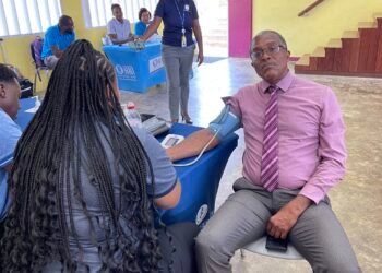Health checks for Grantley Adams staff as HNI promotes healthier schools
