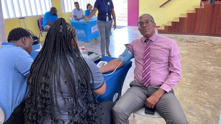 Health checks for Grantley Adams staff as HNI promotes healthier schools