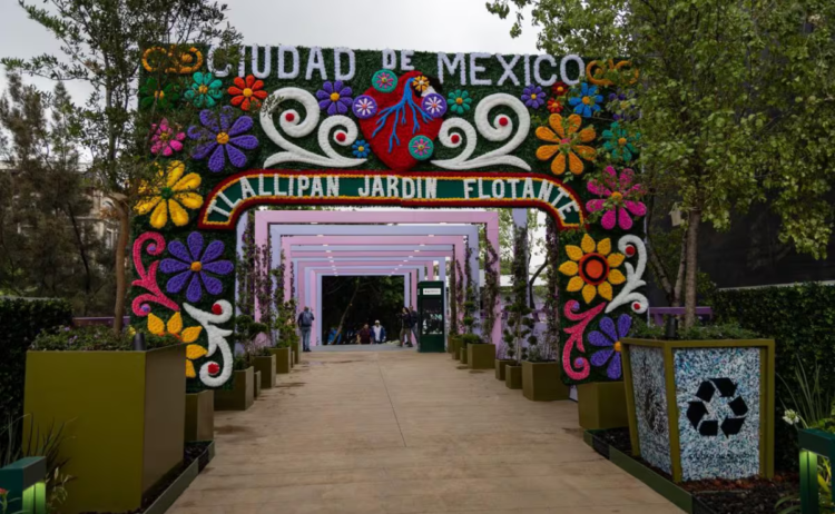PHOTOS: This is what the Tlalpan Floating Garden looks like; between new green areas and unfinished works