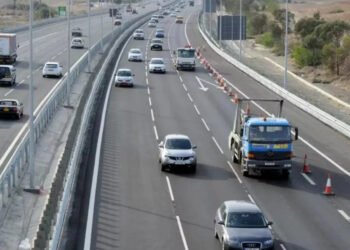 Right lane closed on Paphos–Limassol motorway after collision near tunnel