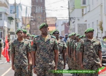 SKN Defence Force Unveils New Combat Uniform in Basseterre Ceremony
