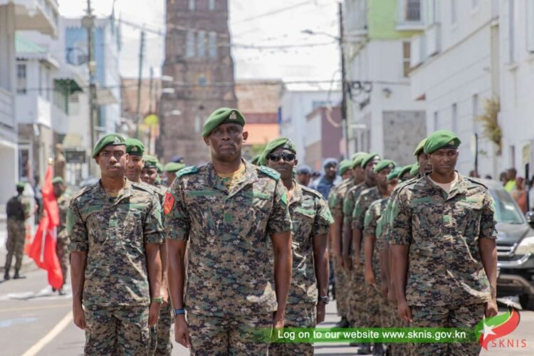 SKN Defence Force Unveils New Combat Uniform in Basseterre Ceremony