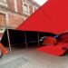 …They install tarps and pretend to protest in the Center