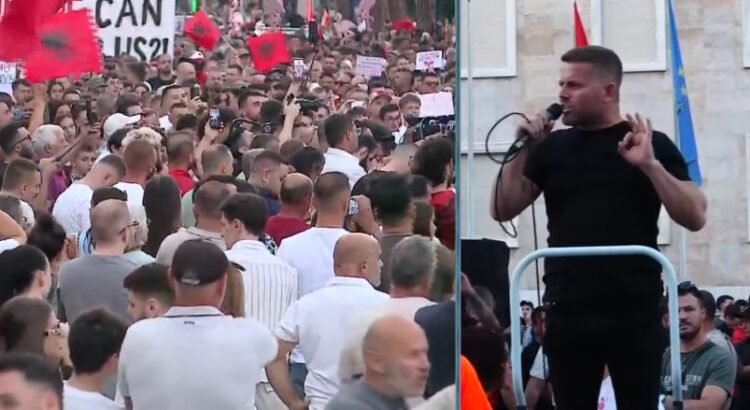 Activist: Calling SP and DP MPs to join us, follow the example of Marjana Koček! Edi Rama leave because we don’t leave!