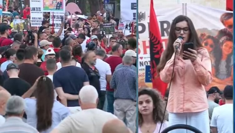 “Rama’s resignation is non-negotiable!”- The protester repeats the demands for the government: Limit the prime minister’s mandate, cancel the law on the Mountains Package