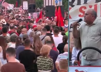 “Rama, the criminal of concreting!”- The protester accused the prime minister: He destroyed Tirana, took 20% from the builders! With those millions he bought the SP