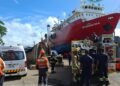 Gas poisoning suspected as crew members rescued from vessel hull