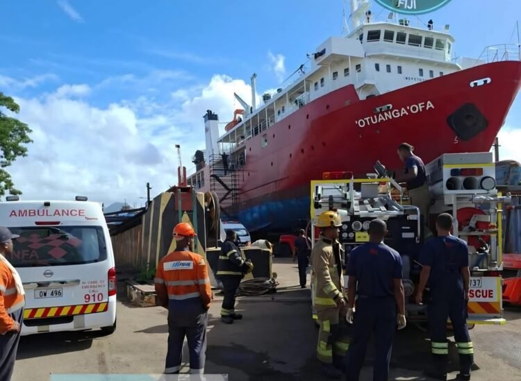 Gas poisoning suspected as crew members rescued from vessel hull
