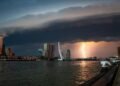 One dead and widespread damage after night of storms