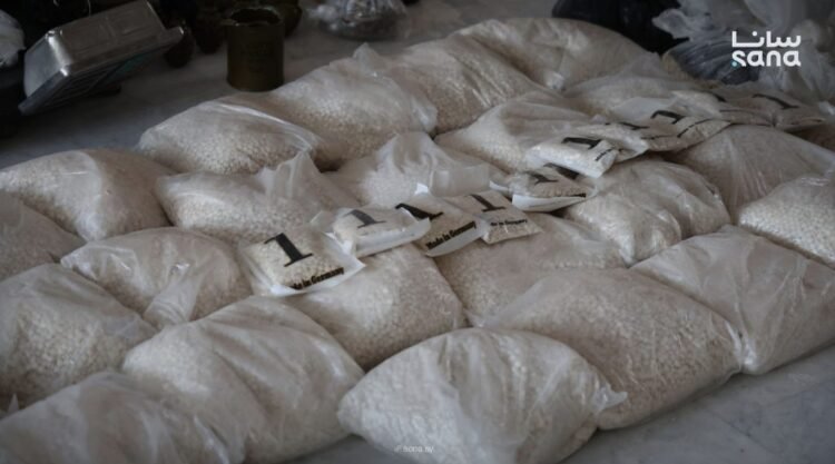 Syria arrests two top drug traffickers, seizes 600,000 Captagon pills in Homs, Idlib