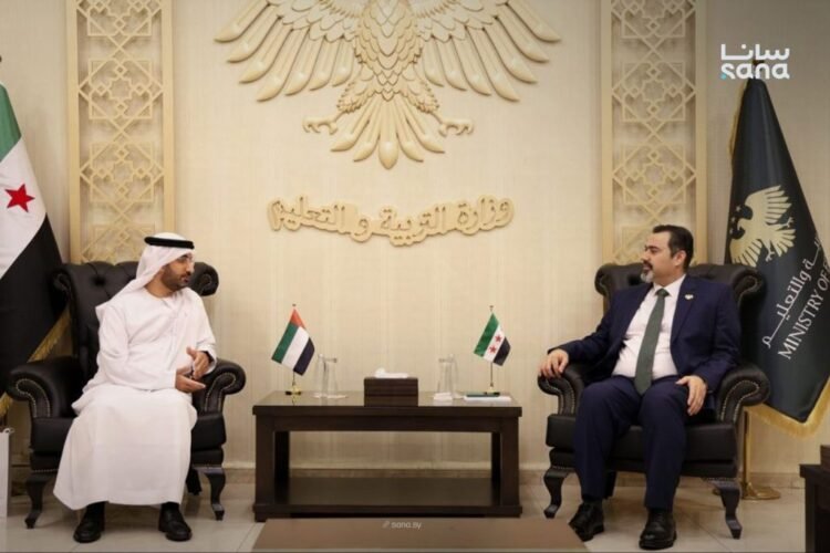 Syria, UAE explore education cooperation and digital learning initiatives