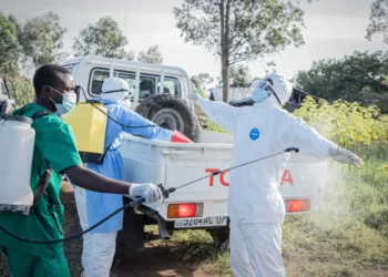 The Ebola virus is spreading in a camp for displaced people in Congo, and the risk of transmission is increasing