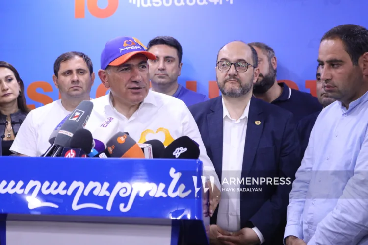 According to Pashinyan, the “Civil Agreement” won the elections and will form a government alone