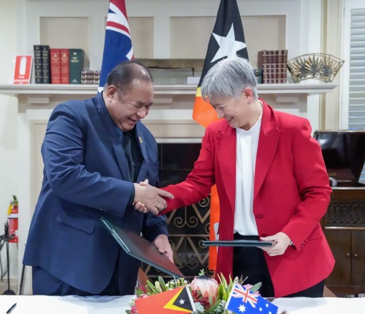 Minister Bendito and Foreign Minister Penny Wong sign MoU to advance the Timor-Leste–Australia “New Partnership for a New Era”