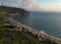 Umm al-Tuyour beach, a tourist destination on Syria’s coast north of Latakia