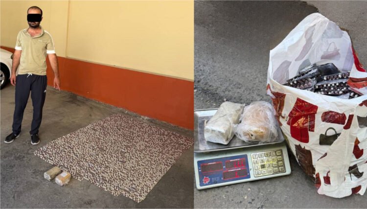 A large amount of hashish and “Regapen” were seized in Kok