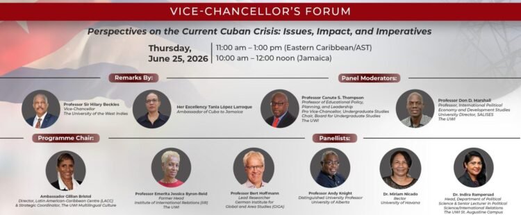UWI to host regional forum examining Cuba’s ongoing crisis