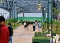 Incomplete garden work inaugurated in Tlalpan