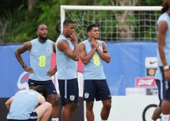 The football boots and balls of England national team players were stolen in the USA