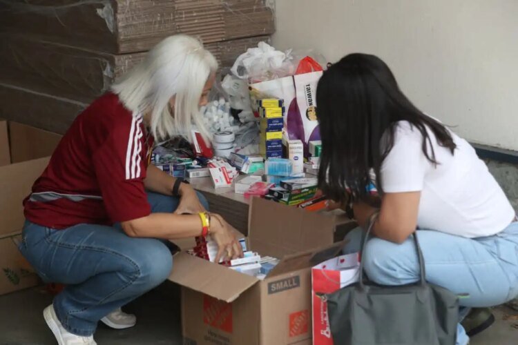 Medical supplies and donations: the support that Venezuelans in Guatemala promote for the victims
