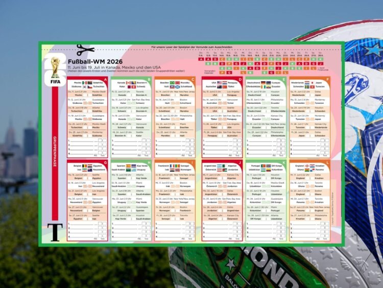 Tageblatt.lu | Football | Our World Cup preliminary round game plan to print out
