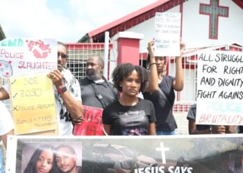 Protesters for Kaia Sealey join Labour Day march