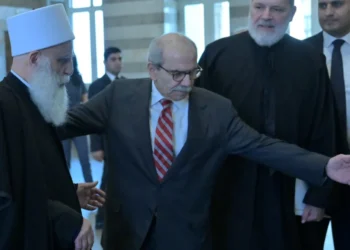 Nawaf Salam’s reception of Sheikh Al-Aql Sami Abi Al-Muna