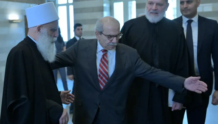Nawaf Salam’s reception of Sheikh Al-Aql Sami Abi Al-Muna