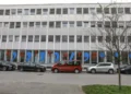 In front of the building of the Ministry of Culture without the rainbow flag