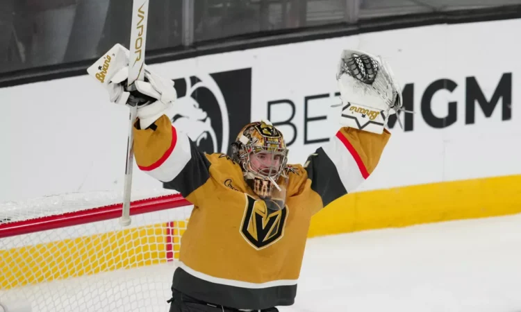 Vegas after celebrating in Game 4 of the NHL Grand Final