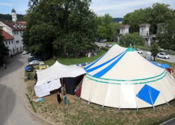 This year for the first time under our own circus tent