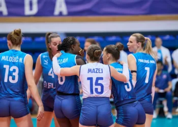 The volleyball players against the Georgian women to their second victory