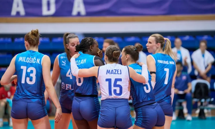 The volleyball players against the Georgian women to their second victory