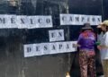 Searching families paste files of missing persons in the vicinity of the Banorte Stadium: “Mexico, champion in disappearance”