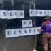 Searching families paste files of missing persons in the vicinity of the Banorte Stadium: “Mexico, champion in disappearance”