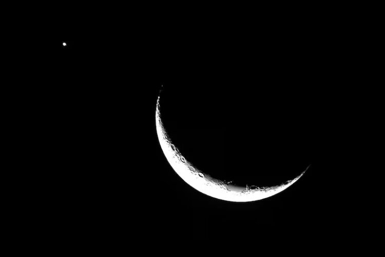 See how the Moon “meets” with Venus and Jupiter – National