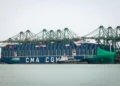 Mega LNG-powered ship calls on Singapore