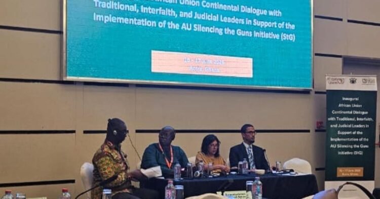Concluding the continental dialogue with the traditional, religious and judicial leaders in Ghana, with the participation of the Sahrawi Republic
