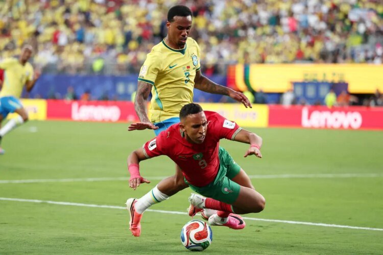 Brazil vs Morocco result: Intense 1-1 draw with Vinicius Jr. and Saibari as undisputed figures