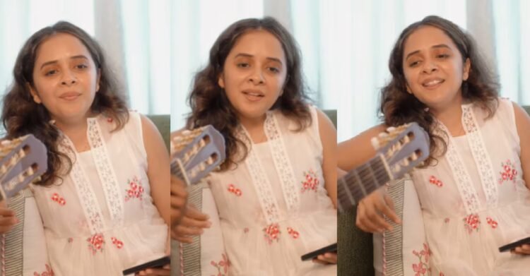 ‘Chelulloromal should be a baby, Chemandipoo should be hot’; Anju Joseph with the song, the fans called therapy, the guitarist also applauded | Singer Anju Joseph Wins Hearts with Soulful Rendition of Kaiyetha Kombathu | Anju Joseph Music News