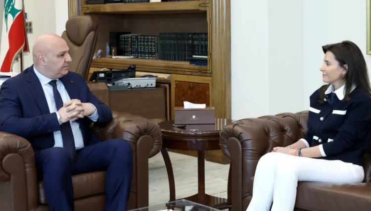 A meeting between Joseph Aoun and Nayla Tueni…a presentation of the situation and the reality of the media