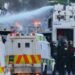 Belfast, Northern Ireland: Police fire water cannon on second night of as anti-immigrant protests