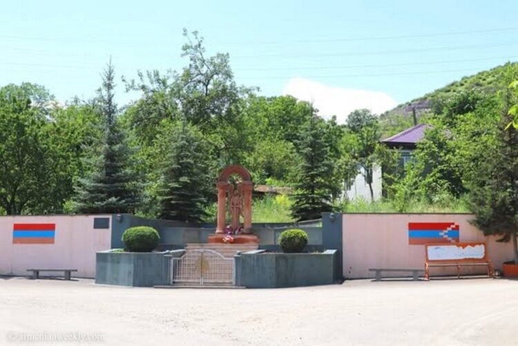 The Azeri regime destroyed the monument dedicated to the victims of the Artsakh Liberation War in Astghasheni