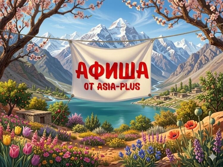 Poster from Asia-Plus: IMPACTCreativeNight 02, Avaz Okhun in Dushanbe and a trip to the lavender fields