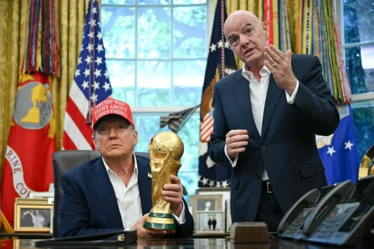 Trump to present trophy at World Cup final: FIFA president Infantino