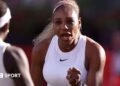 Serena Williams wins on return at Queen’s after nearly four years away from tennis