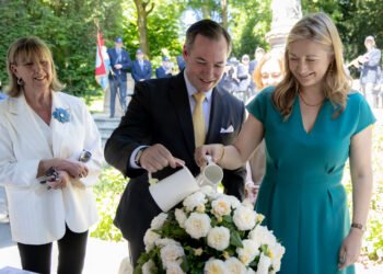 19th century tradition: Newly bred rose named after Grand Ducal couple
