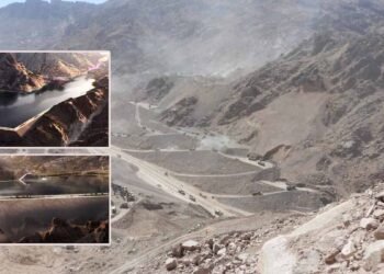 They will build a 2.8 kilometer lake in the mountains using 3 giant dams.