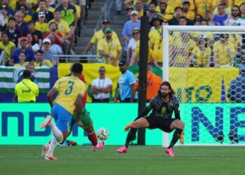 Brazil and Morocco draw 1-1 at the end of a vibrant first half
